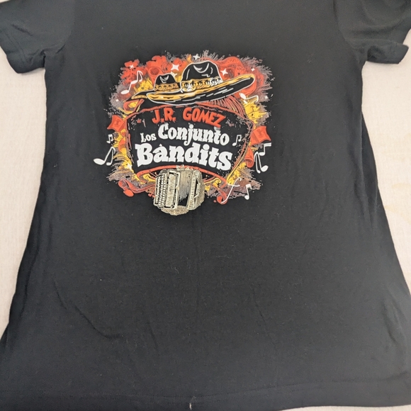 J.R. Gomez And The Conjunto Bandits Concert Tee Large - Picture 1 of 6